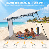 8X8 Pop Up Canopy Tent, Sidewall, Extended Eaves - Eagle Peak®