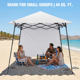 8X8 Pop Up Canopy Tent, Sidewall, Extended Eaves - Eagle Peak®