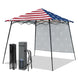 8X8 Pop Up Canopy Tent, Sidewall, Extended Eaves - Eagle Peak®