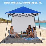 8X8 Pop Up Canopy Tent, Sidewall, Extended Eaves - Eagle Peak®