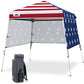 8x8 Pop Up Canopy Tent with 3 Half Walls, Compact - Eagle Peak®