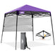 8x8 Pop Up Canopy Tent with Sidewall,8x8 Base 6x6 Top - Eagle Peak Custom Canopy Tent
