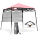 8x8 Pop Up Canopy Tent with Sidewall,8x8 Base 6x6 Top - Eagle Peak Custom Canopy Tent
