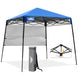 8x8 Pop Up Canopy Tent with Sidewall,8x8 Base 6x6 Top - Eagle Peak®