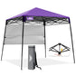 8x8 Pop Up Canopy Tent with Sidewall,8x8 Base 6x6 Top - Eagle Peak®