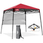 8x8 Pop Up Canopy Tent with Sidewall,8x8 Base 6x6 Top - Eagle Peak Custom Canopy Tent
