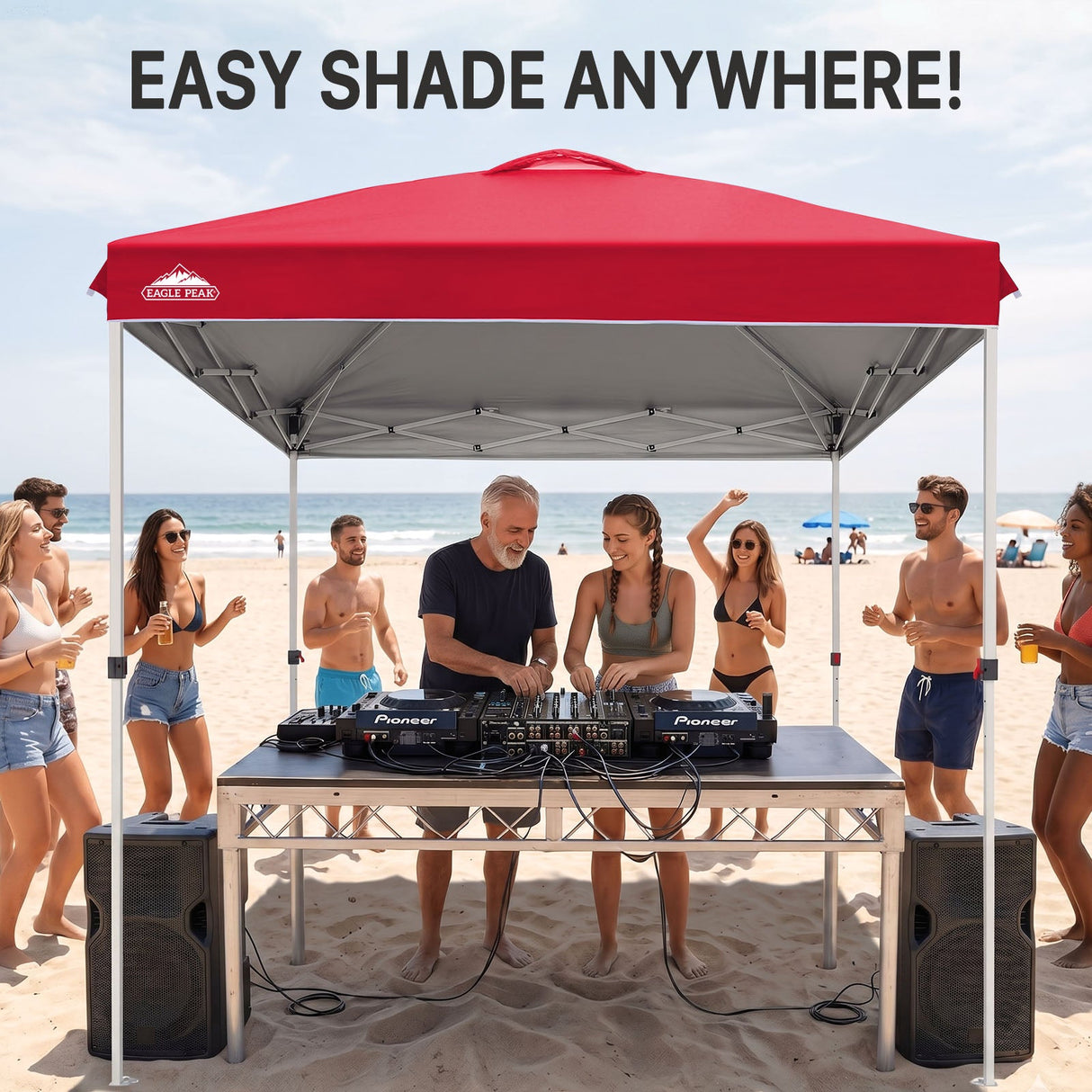 8x8 Pop Up Straight Leg Canopy - Eagle Peak