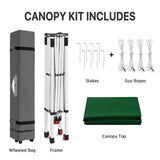 8x8 Pop Up Straight Leg Canopy - Eagle Peak