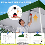 8x8 Slant Leg Pop Up Canopy Tent - Eagle Peak®