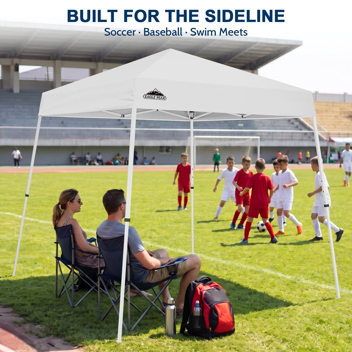 8x8 Slant Leg Pop Up Canopy Tent - Eagle Peak®