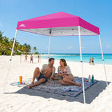 8x8 Slant Leg Pop-up Canopy Tent, Shelter 8x8 Base 6x6 Top - Eagle Peak®