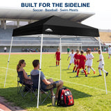 8x8 Slant Leg Pop-up Canopy Tent, Shelter 8x8 Base 6x6 Top - Eagle Peak®