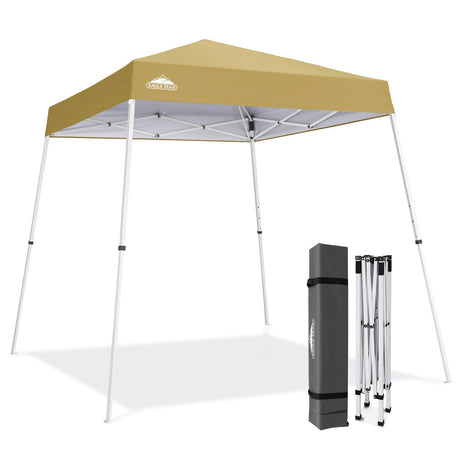 8x8 Slant Leg Pop-up Canopy Tent, Shelter 8x8 Base 6x6 Top - Eagle Peak®