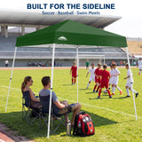 8x8 Slant Leg Pop-up Canopy Tent, Shelter 8x8 Base 6x6 Top - Eagle Peak®