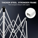 8x8 Slant Leg Pop-up Canopy Tent, Shelter 8x8 Base 6x6 Top - Eagle Peak®