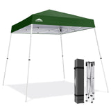 8x8 Slant Leg Pop-up Canopy Tent, Shelter 8x8 Base 6x6 Top - Eagle Peak®