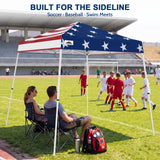 8x8 Slant Leg Pop-up Canopy Tent, Shelter 8x8 Base 6x6 Top - Eagle Peak®