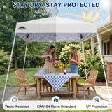 8x8 Slant Leg Pop-up Canopy Tent, Shelter 8x8 Base 6x6 Top - Eagle Peak®