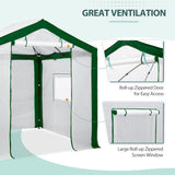 8x8 Walk In Pop Up Greenhouse - Eagle Peak®