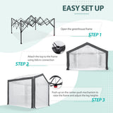 8x8 Walk In Pop Up Greenhouse - Eagle Peak®