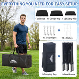 Outdoor Pop Up Changing Room 8x4 ft