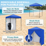 6x4 Instant Pop Up Canopy Tent with 4 Sidewalls