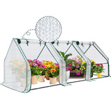 96"x36"x36" Bubble Film Cover Mini Tunnel Greenhouse - Eagle Peak Custom Canopy Tent