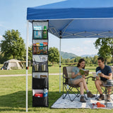 Hanging Storage Organizer for Canopy or Camping, Black