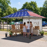 13x13 Pop Up Canopy Tent Sidewall, Extended Eaves