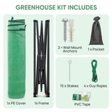 9x4 Easy Setup Pop Up Greenhouse, Lean-To Design - Eagle Peak®
