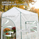 9x4 Easy Setup Pop Up Greenhouse, Lean-To Design - Eagle Peak®