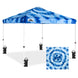 EAGLE PEAK E100/O100 Easy Setup 10x10 Straight Leg Pop Up Canopy Tent with Graphix Top