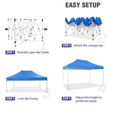 EAGLE PEAK 40mm Hex Leg Aluminum Commercial Custom Canopy Tent 10x15  - CLICK TO CONFIGURE - Package Prices Start at $999.00