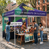 Custom Canopy Tent 10x10 with Logo, Custom Vendor Tent, CLICK TO CONFIGURE - Package Prices Start at $579.99