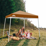 Slant Leg Pop up Canopy Tent, 10x10 Base 8x8 Top