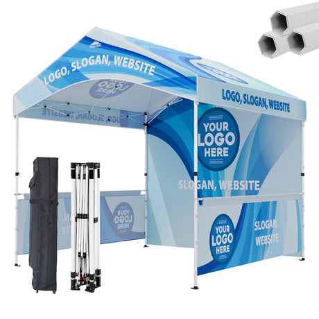 Alps Aluminum Frame Gable Roof Custom Canopy Tent 12x12 - Eagle Peak Custom Canopy Tent