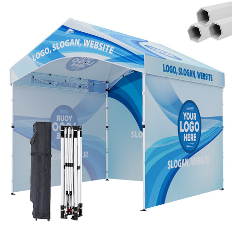 Alps Aluminum Frame Gable Roof Custom Canopy Tent 12x12 - Eagle Peak Custom Canopy Tent