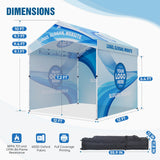 Alps Aluminum Frame Gable Roof Custom Canopy Tent 12x12 - Eagle Peak Custom Canopy Tent