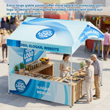 Alps Aluminum Frame Gable Roof Custom Canopy Tent 12x12 - Eagle Peak Custom Canopy Tent