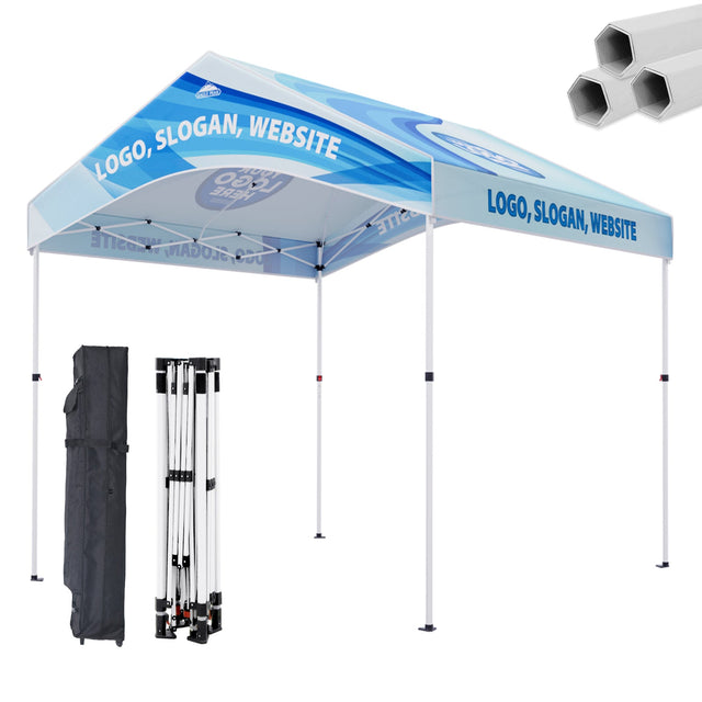 Alps Aluminum Frame Gable Roof Custom Canopy Tent 12x12 - Eagle Peak Custom Canopy Tent