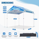 Alps Aluminum Frame Gable Roof Custom Canopy Tent 12x12 - Eagle Peak Custom Canopy Tent