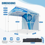Alps Aluminum Frame Gable Roof Custom Canopy Tent 12x12 - Eagle Peak Custom Canopy Tent