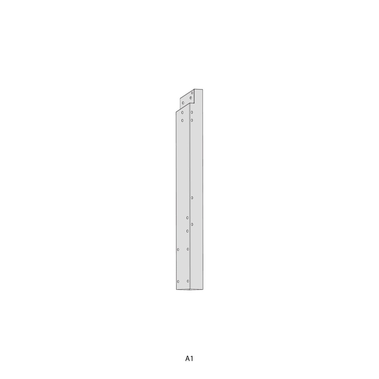 ATPG121TEX - TAN - Part A1 - Upper Post 1 - Eagle Peak Canopy and Outdoor Products