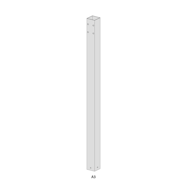 ATPG121TEX - TAN - Part A3 Lower Post - Eagle Peak Canopy and Outdoor Products