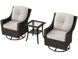 Azure Bay 3 Piece Outdoor Wicker Bistro Set - Eagle Peak Custom Canopy Tent