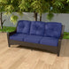 Azure Bay 3 Seat Outdoor Wicker Patio Sofa - Eagle Peak Custom Canopy Tent