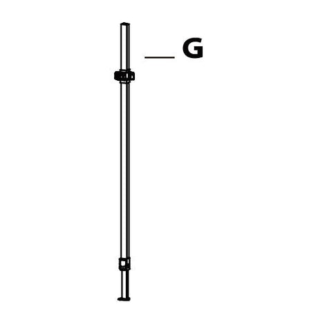 CA144 Part G Leg Assembly - Eagle Peak Canopy and Outdoor Products