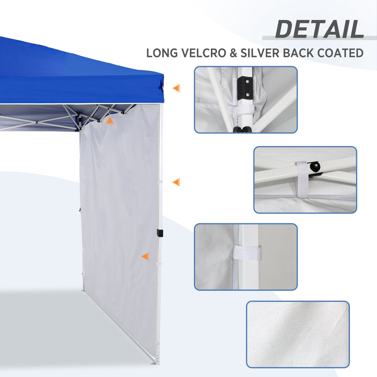 Canopy SunWall for E100 10x10 Straight Leg Pop Up Canopy, 1 Sidewall - Eagle Peak Custom Canopy Tent