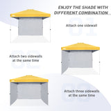 Canopy SunWall for E100 10x10 Straight Leg Pop Up Canopy, 1 Sidewall - Eagle Peak Custom Canopy Tent