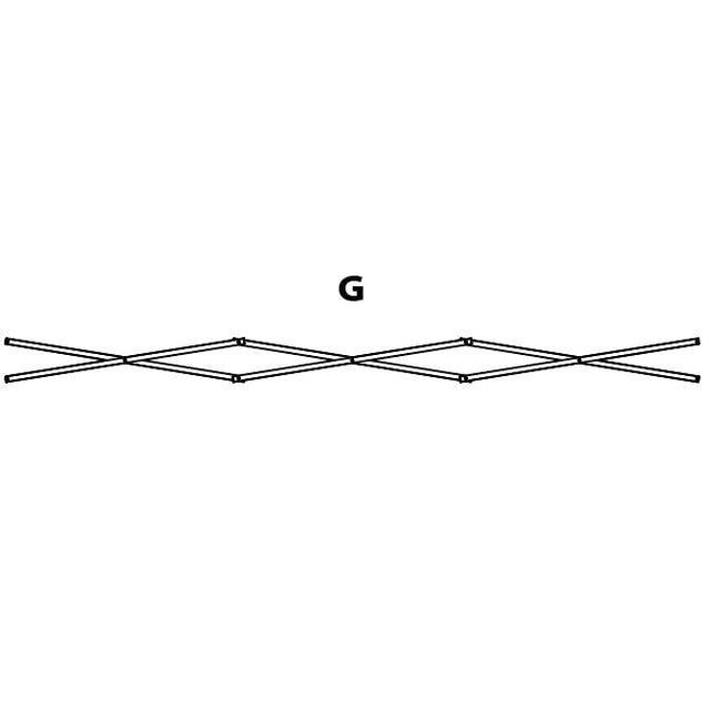 CL100 Part G Eave Assembly - Eagle Peak Canopy and Outdoor Products